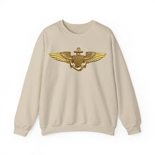 Load image into Gallery viewer, Crewneck Sweatshirt - USCG - Aviator Badge wo txt - 3D - Enhanced
