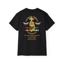 Load image into Gallery viewer, Unisex Ultra Cotton Tee - Vietnam Combat Aviation Vet w Air Crew Badges - 12th Combat Aviation Group - Black Jack - Sgt Howard Meyers - 1968-1969 SVC X 300
