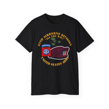 Load image into Gallery viewer, Unisex Ultra Cotton Tee - Army - 82nd Airborne Div - Beret - Mass Tac - Maroon - 3rd Bn 82nd Avn Regt
