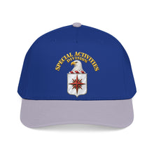 Load image into Gallery viewer, Mid Profile Baseball Cap - Special Activities Division - COA - Central Intelligence Agency - 3D - Enhanced
