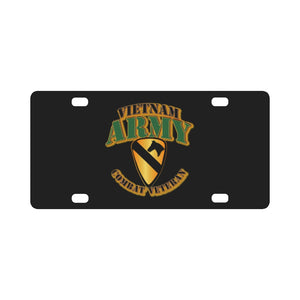 ARMY - 1st Cav - Vietnam - Combat Vet Classic License Plate