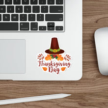 Load image into Gallery viewer, Die-Cut Stickers - Thanksgiving Day - Happy Thanksgiving Day
