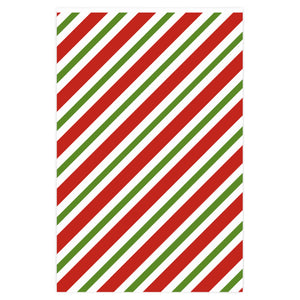 Wrapping Paper - Christmas Wrapping Paper - White, Red, and Green