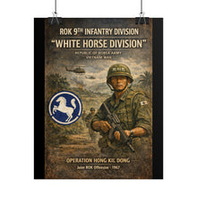Load image into Gallery viewer, Posters - Korea  - 9th Division - White Horse Division - Korea in Vietnam
