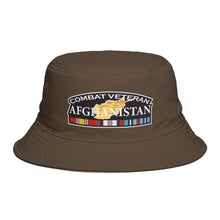 Load image into Gallery viewer, Bucket Hat — Afghanistan Combat Veteran Embroidered Patch - Combat Veteran - Afghanistan - V1
