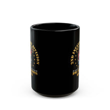 Load image into Gallery viewer, Black Mug  (15oz) - Army - 2nd Infantry Division - ImJin Scout - DMZ Missions - 3D - Enhanced
