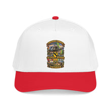 Load image into Gallery viewer, Mid Profile Baseball Cap - Army - Vietnam Combat Cavalry Veteran w 1st Cav Div SSI  Big Helo - 3D - Enhanced
