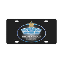 Load image into Gallery viewer, Army - The Pentagon w GS Branch wo Outside Txt X 300 Classic License Plate
