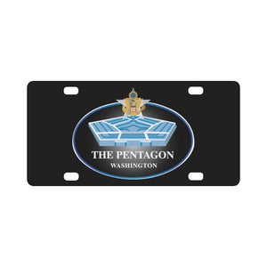 Army - The Pentagon w GS Branch wo Outside Txt X 300 Classic License Plate