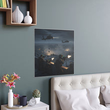 Load image into Gallery viewer, Indoor and Outdoor Silk Posters - Night Air Assault by Army Rangers
