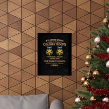 Load image into Gallery viewer, Matte Poster - 5th USCT at New Market Heights - Shirt - Back
