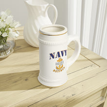 Load image into Gallery viewer, United States Army Navy Retired Beer Stein - Military Veteran Stein Mug
