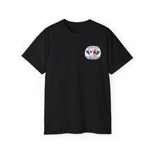 Load image into Gallery viewer, Unisex Ultra Cotton Tee - Vietnam Combat Aviation Vet w Air Crew Badges - HQ &amp; HQ Company 12th Aviation Group Combat Blackjack - Sgt Howard Meyers - 1968-1969 SVC X 300
