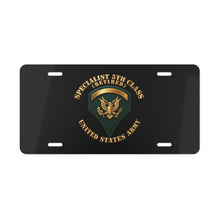 Load image into Gallery viewer, License Plate - Army - Specialist 5th Class - SP5 - 3D X 300
