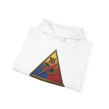 Load image into Gallery viewer, Hoodie – SSI - 761st Tank Battalion SSI w Name Tape - 3D Enhanced
