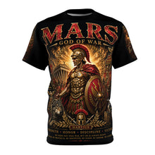 Load image into Gallery viewer, Mars God of War Tribute Tee — Mythic Roman Warrior T‑Shirt
