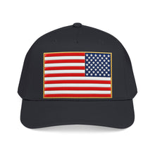 Load image into Gallery viewer, Mid Profile Baseball Cap - Flag - United States - 3D - Enhanced
