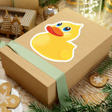 Load image into Gallery viewer, Kiss- Cut Stickers -  Yellow Rubber Duck - Oblique Left Front X 300
