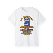 Load image into Gallery viewer, Unisex Ultra Cotton Tee - XVIII Airborne Corps Desert Storm Ribbons - 3D - Transparent
