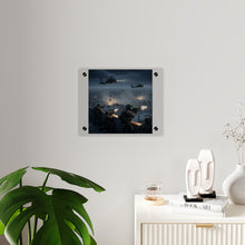 Load image into Gallery viewer, Acrylic Wall Art Panel - Night Air Assault by Army Rangers
