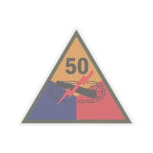 Load image into Gallery viewer, Kiss-Cut Stickers - SSI - 50th Armored Division X 300
