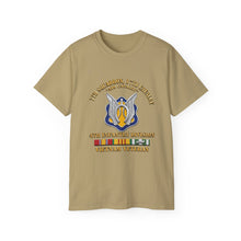 Load image into Gallery viewer, Unisex Ultra Cotton Tee - Army - 7th Squadron - 17th Cavalry - 4th ID - Vietnam Vet w SVC Ribbon - 3D X 300
