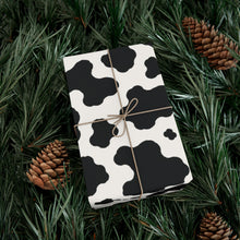 Load image into Gallery viewer, Gift Wrap Paper — Black-and-White Cowhide
