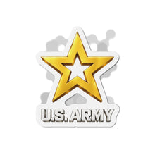 Load image into Gallery viewer, Die-Cut Magnet - Army Star W Us Army w White Star - 3D - Enhanced
