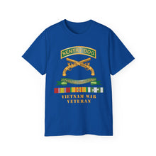 Load image into Gallery viewer, Unisex Ultra Cotton Tee - Army - Sentry Dog - 212th Military Police Company w Br - Ribbon Vietnam War Veteran w VN SVC X 300
