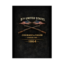 Load image into Gallery viewer, Matte Poster - Honoring the 5th USCT, 1864 - Left
