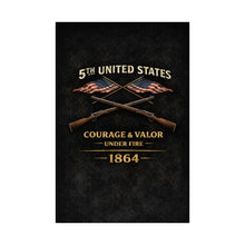 Load image into Gallery viewer, Matte Poster - Honoring the 5th USCT, 1864 - Left
