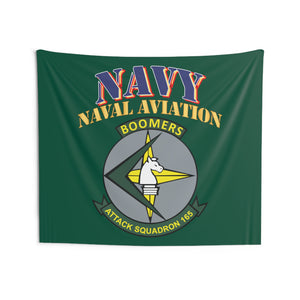 Indoor Wall Tapestries - Navy Attack Squadron 165  Tapestry