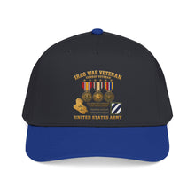 Load image into Gallery viewer, Mid Profile Baseball Cap - Army - Iraq War Veteran - 3rd Infantry Division - 3D - Enhanced
