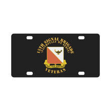 Load image into Gallery viewer, Army - 15th Signal Brigade - DUI - Veteran X 300 Classic License Plate
