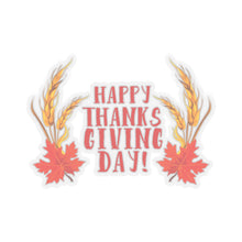 Load image into Gallery viewer, Kiss-Cut Stickers - Happy Thanksgiving Day
