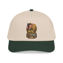 Load image into Gallery viewer, Mid Profile Baseball Cap - WAC - Womens Army Corps - WWII - 3D - Enhanced
