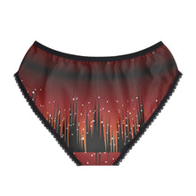 Load image into Gallery viewer, Women&#39;s Briefs - Red Night Sky Full of Stars
