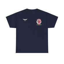 Load image into Gallery viewer, T-Shirt — - 57th Medical Detachment "Original Dustoff" with Aviator Wings, Air Medal w Number 33 and Vietnam Service
