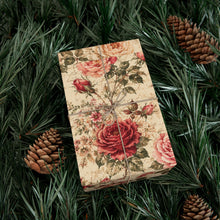Load image into Gallery viewer, Gift Wrap Paper — Vintage rose floral wallpaper
