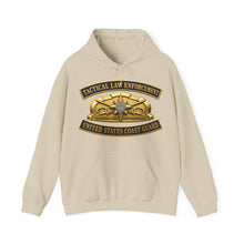 Load image into Gallery viewer, Hoodie – USCG - Tactical Law Enforcement w txt - 3D - Enhanced
