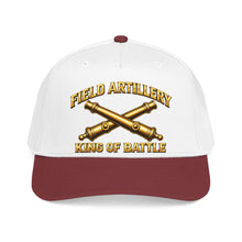Load image into Gallery viewer, Mid Profile Baseball Cap - Field Artillery - King of Battle - 3D - Enhanced
