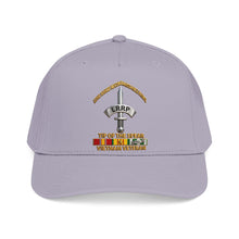 Load image into Gallery viewer, Mid Profile Baseball Cap - Army - Badge - LRRP - Tip of the Spear - Vietnam Vet w SVC - 3D - Enhanced
