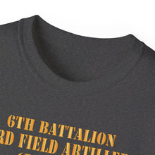 Load image into Gallery viewer, Unisex Ultra Cotton Tee - Field Artillery - 6th Bn, 33rd Field Artillery, Ft Sill, OK LANCE Firing - 1975-1981 X 300
