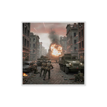 Load image into Gallery viewer, Acrylic Wall Art Panel - M3A1 - 9th Armor Division Attack - WWII
