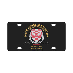 Army - 512th US Army Artillery Group Br - SSI - Ribbon X 300 Classic License Plate