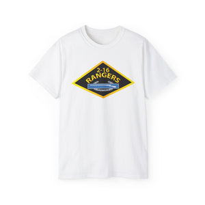 Unisex Ultra Cotton Tee - 2nd Bn, 16th Infantry - Rangers w CIB w Txt X 300
