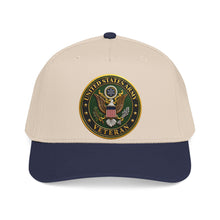 Load image into Gallery viewer, Mid Profile Baseball Cap - Army - US Army Veteran - 3D - Enhanced
