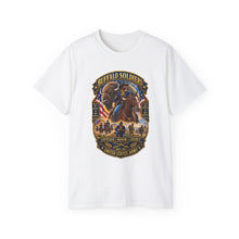 Load image into Gallery viewer, Unisex Ultra Cotton Tee - Overall Buffalo Soldiers Tribute - 3D - Enhanced

