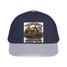 Load image into Gallery viewer, Mid Profile Baseball Cap - Army - 761st Tank Battalion - Black Panthers - w Tank w - KITT SSI WWII  EU SVC - 3D - Enhanced

