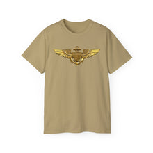 Load image into Gallery viewer, Unisex Ultra Cotton Tee - USCG - Aviator Badge wo txt - 3D - Enhanced
